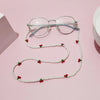 Love Heart Pink Crystal Sunglasses Chain Romantic Transparent Bead Chain For Glasses Women Necklace Lanyard Jewelry - Image 10