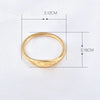 Waterpoof Stainless Steel Sunlight Stackable Ring for Women Jewelry Gift - Image 7
