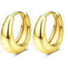 1Pair Flat Back Earrings for Women Steel Earrings Hoop Stud Cartilage Tragus Piercings - Image 36