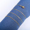 Stainless Steel Cable Chain Necklace in 0.8 mm 1.1 mm and 1.5 mm Widths - Image 10