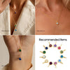 Colorful Birthstone Pendant Necklace in Gold-Tone or Silver-Tone - Image 32