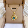 Star Moon Mythology Full Zirconia Luxe Elegant Full Zirconia Necklace for Women, Versatile Collarbone Chain - Image 1