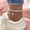 Female Heart Anklets Bracelet Sandals Foot Jewelry Leg Anklets on Foot Bracelets for Women Leg Chain Jewelry Accessories - Image 8