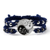 Two-Piece Braided Bracelet Set with Yin-Yang Motif - Image 23