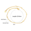 Vintage Ball Beads Charm Snake Chain Anklets Foot Bracelets Women Golden Plated Stainless Steel Summer Beach Jewelry - Image 13