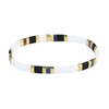 Adjustable Tila Bead Bracelet with Metal Chain and Multiple Color Patterns - Image 11