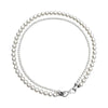 elegant 8-shaped buckle double pearl necklaces unique detachable suitable for wearing linen gray chains jewelry - Image 6