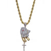 Men's Personality Is Cool, Ha's Large Wing Pendant, Copper Inlaid Zircon Street Necklace - Image 13
