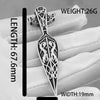 Nordic Viking Warrior Spear Necklace Men Punk Celtic Knot Amulet Pendant Necklace Vintage Hip Hop Biker Viking Jewelry - Image 4