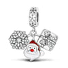 Silver Charm Christmas Santa Claus Reindeer Snowman Winter Bead Pendant Fit Bracelet Bangle Jewelry - Image 37