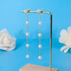 Pearl Earring for Women Gold Silver Plated Pearl Drop Earrings Summer Earrings White Pearl Dangle Earrings Jewelry Birthday Gift - Image 3