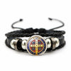 Saint Benedict Medal Leather Bracelet Catholic San Benito Glass Dome Snap Buttons Bangles Men Women Jewelry Accessories - Image 11
