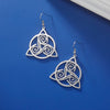 Trinity Celtics Knot Drop Earrings Stainless Steel Spiral Triskele Triskelion Symbol Earrings Women Jewelry Party Gift - Image 2