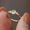 Ventfille Silver Opal Ring Female Index Finger Opening Adjustable Tail Ring Simple Jewelry Gift - Image 34