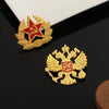 Russian Double-headed Eagle Emblem, Soviet Sickle And Hammer, First-class Patriotic Medal, Red Five-pointed Star Metal Brooch - Image 3