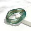 Wide Acrylic Cuff Bracelet with Irregular Geometric Design - Image 36