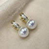 Sweet Pink/White Imitation Pearl Earrings for Women Gold Color Female Simulated Pearl Earrings Jewelry - Image 6