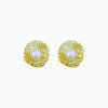 Korean Irregular Baroque Bimitation Pearl Round Stud Earring for Women Gold Color Earring Jewelry Simple Valentine's Day Gift - Image 6