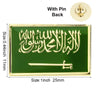 Saudi Arabia Flag Badge Flag Laple Pin Badges Flag Brooch - Image 23
