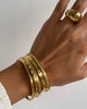 Punk Gold Color Bangles for Women Men Stainless Steel Metal Bracelets Bohemian Jewelry Accessories Gift - Image 1