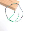 Faceted Gemstones 2-3mm Beads Hand Woven Adjustable Bracelet Lapis Lazuli Crystal Turquoise Choker Men Female Jewelry Party Gift - Image 34