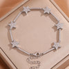 Yupsk 5 Colors Shiny Zircon Five-pointed Star Charm Bracelet for Women CZ Turquoise Party Jewelry Gift - Image 10