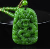 Purple Robe Jade Dragon Pendant Necklace Chinese Jewelry Lucky Gemstone Carved Charm Man Woman Amulet - Image 9