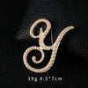 English Letters A K D Pearl Brooches Lapel Pins Female Corsage Jewelry Gifts for Women Accessories - Image 18
