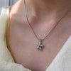 Sweet Cool Flower Star Butterfly Pendant Necklaces for Women Vintage Elegant Snake Chains Necklace Y2K Jewelry - Image 2