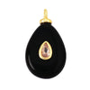 Heart Drop Shape Pendant Necklace,Amethyst Turquoise Red Black Agate Jade Agate Amethyst Amazonite Jewelry Supplies - Image 34