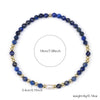 4MM Nature Stone Brass Beads and Freswater Pearl Stretchable Bracelet Suitable For Men And Women Daily Wear Gifts - Image 6