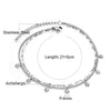 Double Layer Coin Disc Pendant Anklets Golden Color Stainless Steel Anti-allergic Rope Chain Leg Foot Bracelet Jewelry - Image 13
