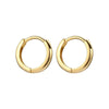 Two-Piece Mini Hoop Piercing Earrings in Gold-Tone Silver-Tone or Rose Gold-Tone - Image 7