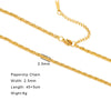 Stainless Steel Chain Necklace in Paperclip Box or Twisted Link Styles - Image 8