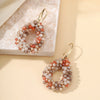 Small Earrings National Flag Colors Water Drop Earrings for Women Handmade Beads Crystal Earrings Gift Jewelry - Image 36