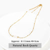 JD Handmade Boho Necklace Amethyst Faceted Bead Pendant Necklace For Women Classic Stainless Steel Couple Gifts - Image 12