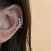 Geometric Cubic Zirconia Clip Earrings For Women Simple U-shaped Without Pierced Ears Jewelry - Image 3