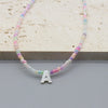 Seed Beads Choker Collar 26 Shell Letter Heart Handmade Colorful Pendant Necklace Boho Jewelry For Women Gift - Image 4