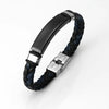 Braid Leather Bracelet Blanks For Laser Engraving Stainless Steel Plate Bracelet Metal ID Name Tag 10pcs - Image 11
