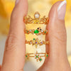 Fairy Tales Princess Cubic Zircon Ring for Women Girls Opening Design Jewelry - Image 1