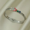 Classic 316L Stainless Steel Letter D Bangles for Women Jewelry Star Bracelets Party Gifts - Image 10