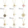 Stainless Steel Chain Necklace with Colorful Pendant Designs - Image 3