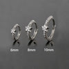 Rook Piercing Star Hoop Earring Conch Helix Tragus Lobe Ear Cartilage Piercing Jewelry Zircon 1PC Ear Ring for Women Gift - Image 8
