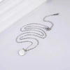 Minimalist Small Round Pendant Necklaces for Women Stainless Steel Gold Color Simple Choker Necklaces Jewelry Gifts - Image 4