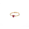 Zircon Heart Birthstone Rings For Women Stainless Steel Gold Color Birthstone Ring Aesthetic Wedding Jewelry Gift - Image 20