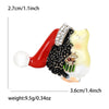 Christmas Classic Rhinestone Reindeer Brooches for Women Unisex Enamel Animal Pins Office Party Friend Gifts Jewelry Accessories - Image 11