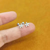 Korean Silver Needle Tragus Piercing Helix Studs Earrings for Women 2Pcs Butterfly Heart Ear Piercing Body Jewelry - Image 34