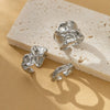 Three-Piece Chunky Geometric Ring Set in Gold-Tone or Silver-Tone - Image 13