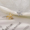 1pc No Piercing Ear Clip For Women Female Flower Snowflake Sparkling Zircon Earbone Earrings Jewelry Gift - Image 5