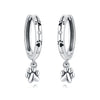 Silver Cute Bee Daisy Earrings Design Dainty Ear Loops for Women Party Birthday Gifts Jewelry - Image 7